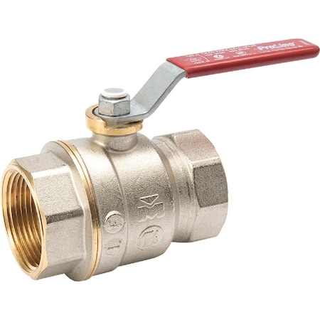 Proline 1-1/4 In. FIP Forged Brass Full Port Ball Valve 107-006NL